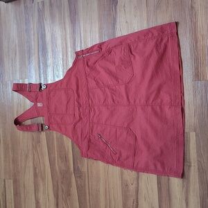 Title Nine Scout Overall Jumper Dress Size XL